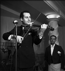 Grappelli soundcheck