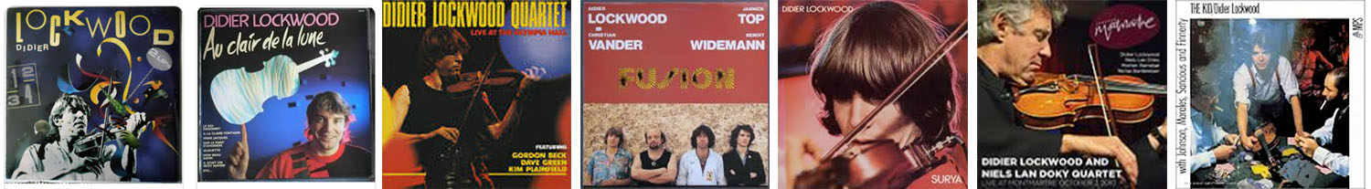 Didier Lockwood discographie
