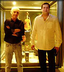 Costel Nitescu et jacques Gay au Musée de la Musique