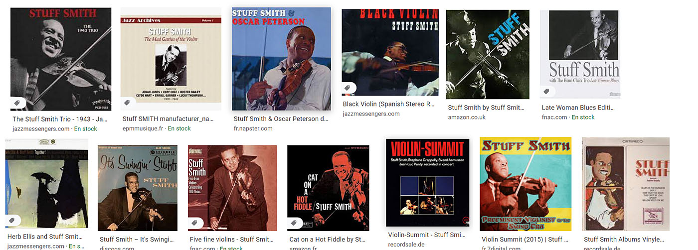 Stuff Smith discographie