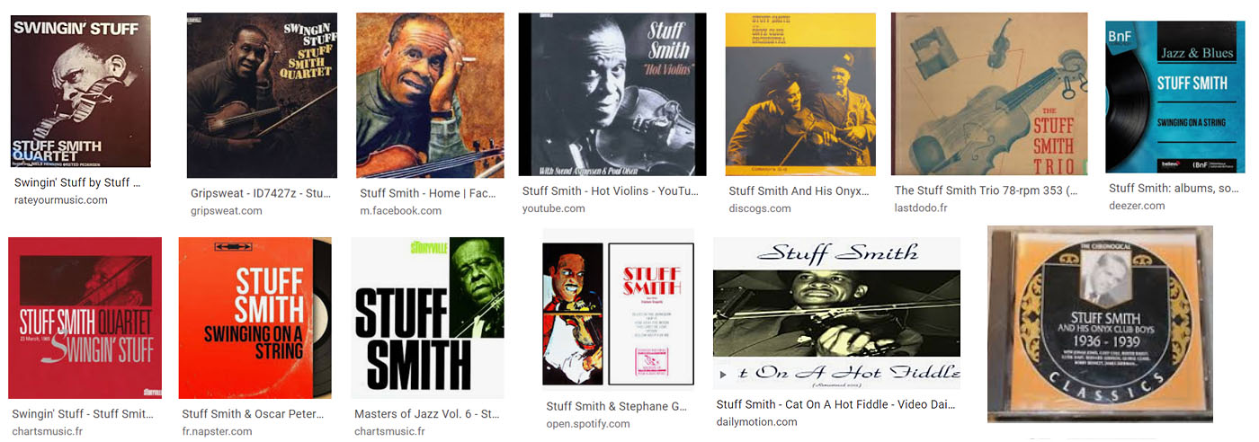 Stuff Smith Discographie suite