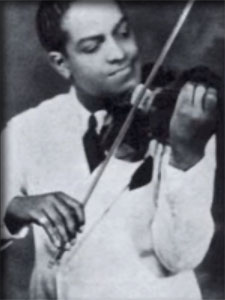 Eddie South violoniste de jazz noir américain dans son jeune age