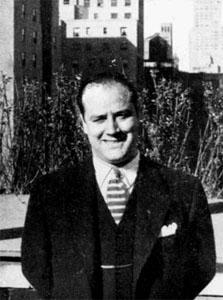 Joe Venuti portrait sans son violon