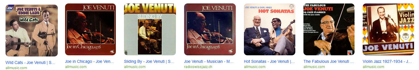 Joe venuti discographie