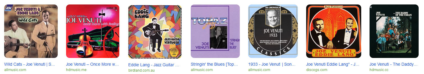 Joe venuti discographie suite