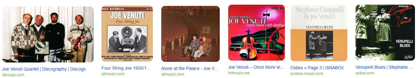 joe venuti discographie suite
